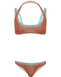 Oséree - Oséree Glitter Lurex Bikini Set - Lyst