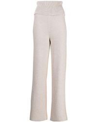 Off-White c/o Virgil Abloh - Diag Languid Two-Tone Knit Trousers - Lyst