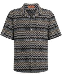Missoni - Zigzag Bowling Shirt - Lyst
