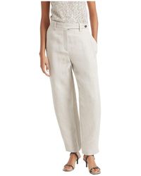 Brunello Cucinelli - Adjustable Cuffs Cover Trousers - Lyst