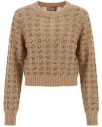 Twinset - Sequin-Embellished Ribbed Jumper - Lyst