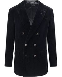 Tom Ford - Double-Breasted Peak-Lapel Blazer - Lyst