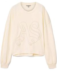 AllSaints - Lila Long-Sleeve Sweatshirt - Lyst