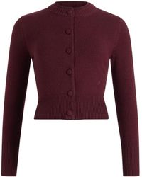 Patou - Double-Collar Wool Cardigan - Lyst