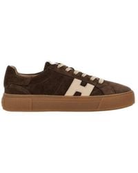 Hogan - Crosswind Logo Patch Sneakers - Lyst
