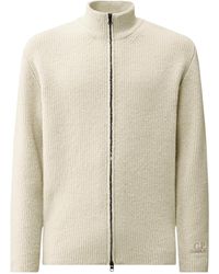 C.P. Company - Felted Bouclé Zip Cardigan - Lyst
