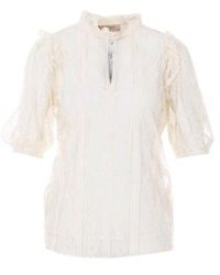 Twinset - Short-Sleeved Lace Blouse - Lyst