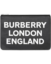 Burberry - Logo Printing Handbag - Lyst