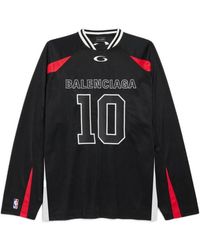 Balenciaga - Nba Collaboration Oversized Long Sleeve T-Shirt - Lyst