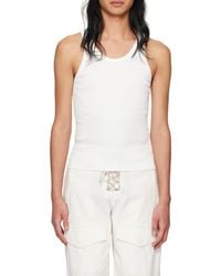 Dion Lee - Rivet-Detail Ribbed Tank Top - Lyst