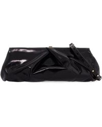 Dries Van Noten - Logo Embossed Large Clutch Bag - Lyst