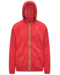 K-Way - Le Vrai 4 0 Claude Zip Hooded Jacket - Lyst