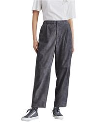 Brunello Cucinelli - Straight-Leg Leather Trousers - Lyst