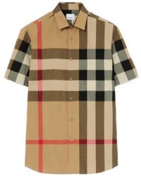 Burberry - Somerton Vintage Check Stretch-cotton Shirt - Lyst