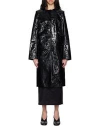 TOTEME - Totême Embossed Coated Leather Coat - Lyst