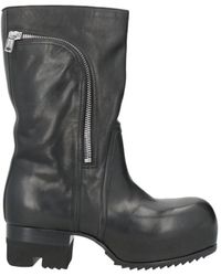 Rick Owens - Minimalist Leather Boots - Lyst