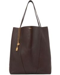 Chloé - Chloé Large Spin Tote Bag - Lyst