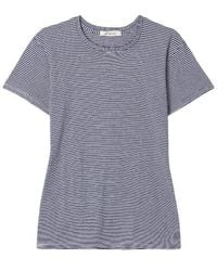 Nili Lotan - Lana Striped Cotton-Jersey T-Shirt - Lyst