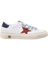 Golden Goose - May Star Leather Sneakers - Lyst