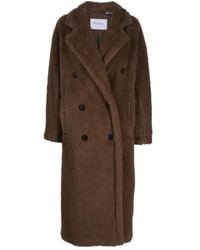 Max Mara - Double-Breasted Long-Sleeved Coat - Lyst