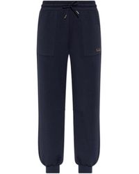 EA7 - Ribbed-Cuff Joggers - Lyst