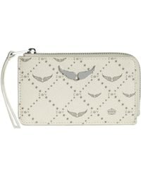 Zadig & Voltaire - Zv Logo Plaque Cardholder - Lyst