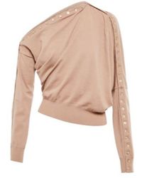 Altuzarra - Cragen One-Shoulder Wool-Blend Sweater - Lyst