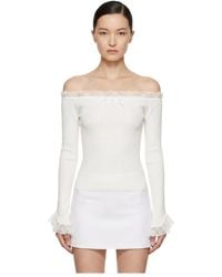 Marissa Chiara - Long-Sleeved Lace Sweater - Lyst