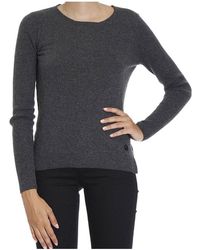 Armani Jeans - Round-Neck Knitted Pullover - Lyst