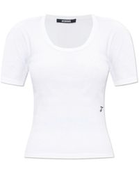 Jacquemus - Scoop-Neck Cotton T-Shirt - Lyst