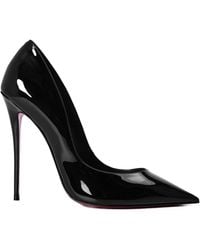 Christian Louboutin - Pointed Toe Patent Leather Stiletto Pumps - Lyst