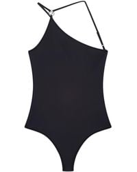 Coperni - One Shoulder Asymmetric Swimsuit - Lyst