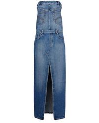 Stella McCartney - Denim Maxi Dress - Lyst