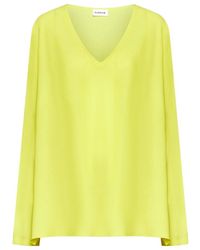 P.A.R.O.S.H. - Drop-Shoulder V-Neck Jumper - Lyst