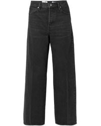 FRAME - The Collegiate High-Rise Wide-Leg Jeans - Lyst