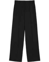 Jil Sander - Wool Gabardine Tailored Trousers - Lyst