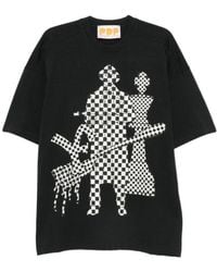 PDF CHANNEL - Graphic-Print T-Shirt - Lyst