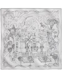 Dior - Noël À Montaigne 90 Square Scarf - Lyst