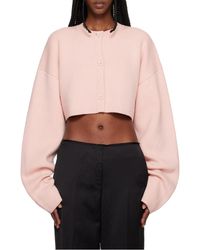 TOTEME - Buttoned Round-Neck Cardigan - Lyst