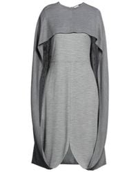 Burberry - Cape Detail Dress - Lyst