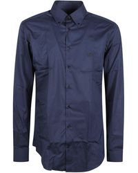 Etro - Plain-Coloured Button-Down Shirt - Lyst