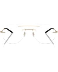 Moncler - Eyewear Double Bridge Glasses - Lyst