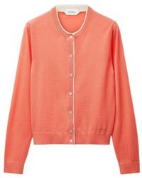 Versace - Logo Trim Buttoned Cardigan - Lyst