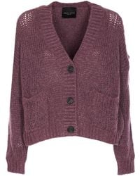Roberto Collina - V-Neck Long Sleeve Sweater - Lyst