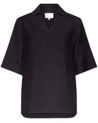Loulou de Saison - Ermo Open-Neck Top - Lyst
