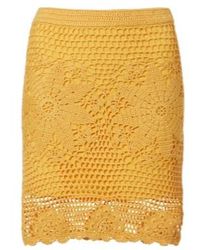 Jonathan Simkhai - Agnes Floral Crochet Cotton Miniskirt - Lyst