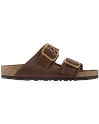 Birkenstock - Arizona Buckle-Strap Slip-On Sandals - Lyst