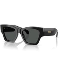 Versace - Logo-Print Sunglasses - Lyst