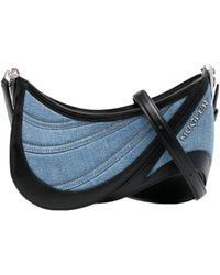 Mugler - Small Spiral Curve 01 Denim Bag - Lyst