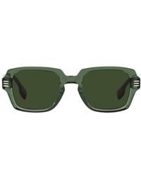 Burberry - Eyewear Rectangular Frame Sunglasses - Lyst